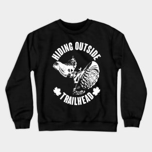 Hiding Outside Boots Crewneck Sweatshirt